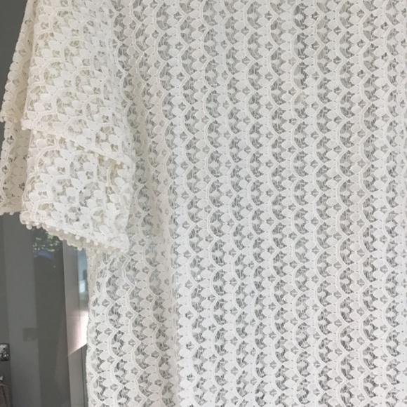 The Kooples Lace Tiered Sleeve Top - Picture 4 of 4